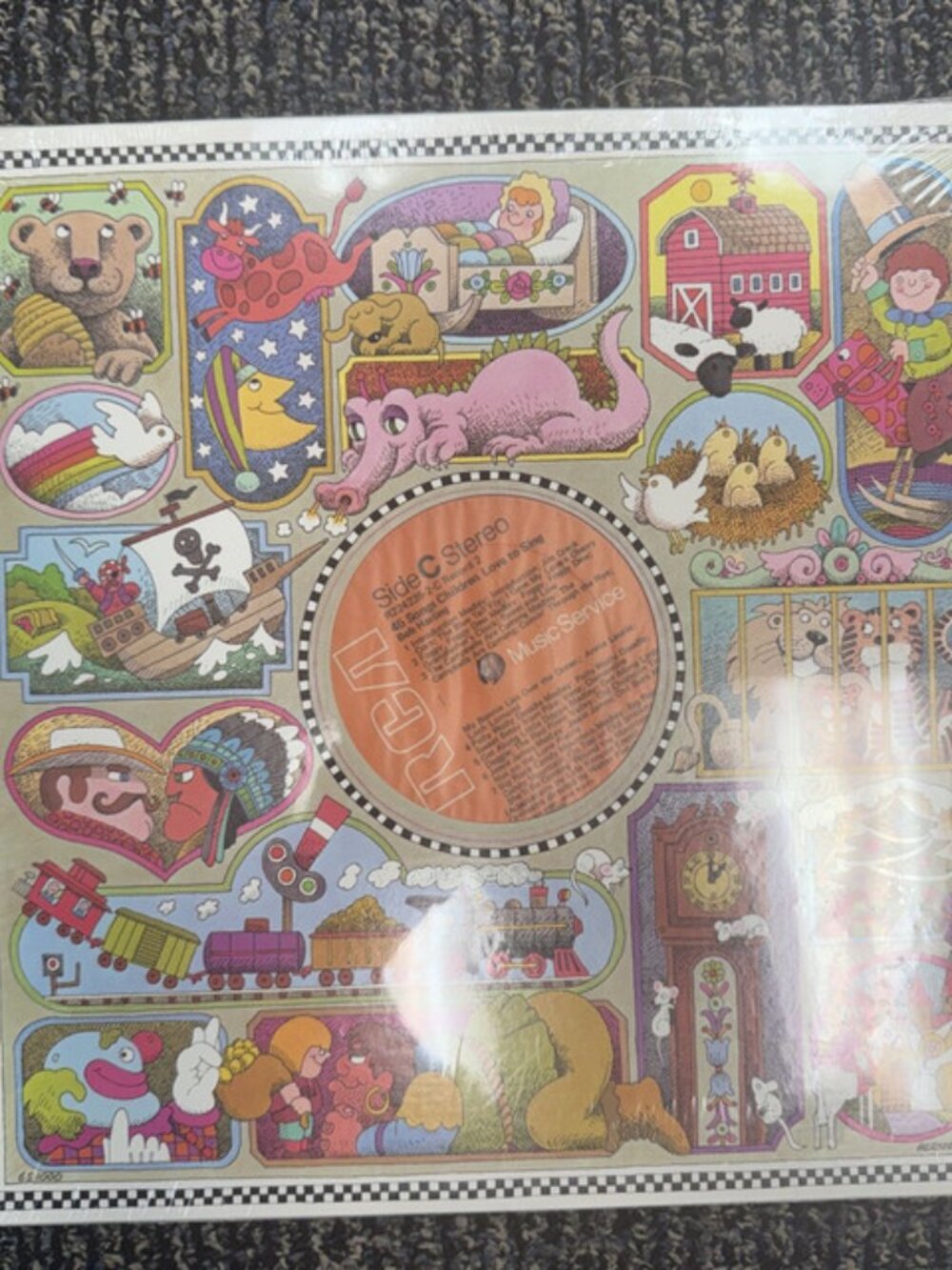 RCA Songs Children Love to Sing Vinyl 2-Record Set, Unopened